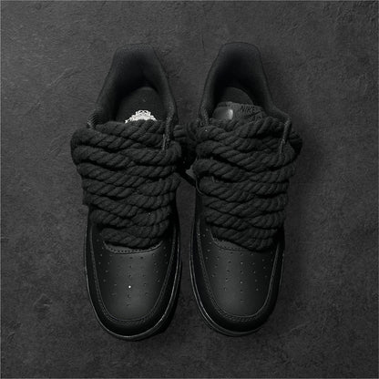 Rope Laces  Noir-AF1 Custom