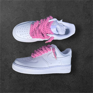 Rope Laces Rose-AF1 Custom