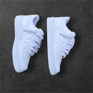 Rope Laces BLANC-AF1 Custom