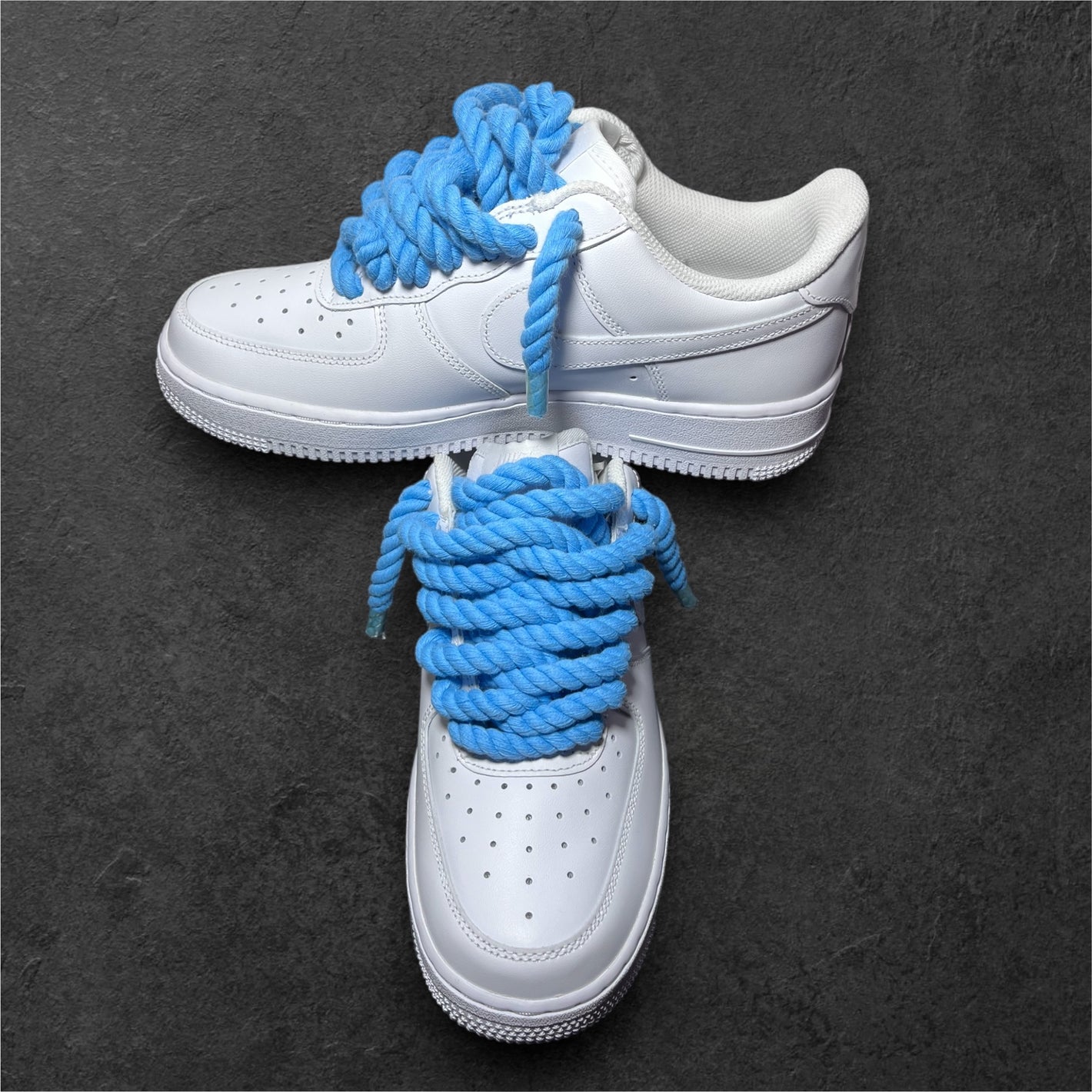 Rope Laces  Bleu-AF1 Custom