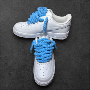 Rope Laces  Bleu-AF1 Custom